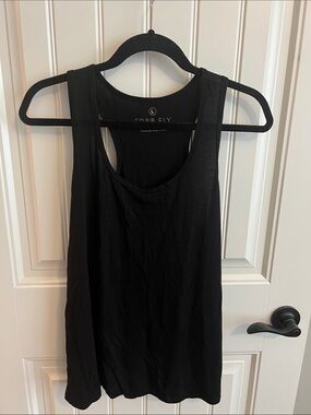 Free Fly Apparel Black Racerback Tank